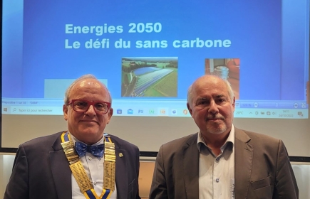 Conférence du 24 octobre sur les énergies renouvelables.